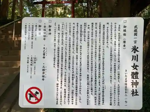 氷川女體神社の歴史