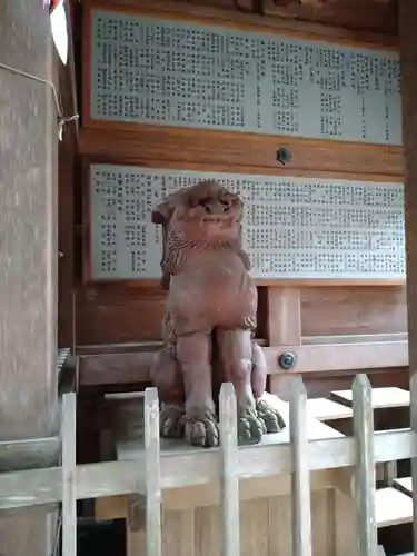 蒼柴神社の狛犬