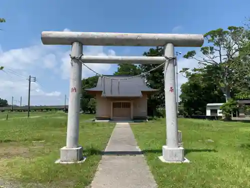 東中滝神社の鳥居