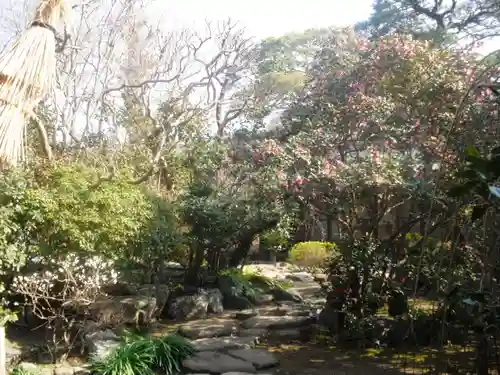 宝戒寺の庭園