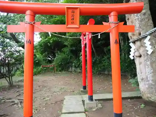 大津諏訪神社の鳥居