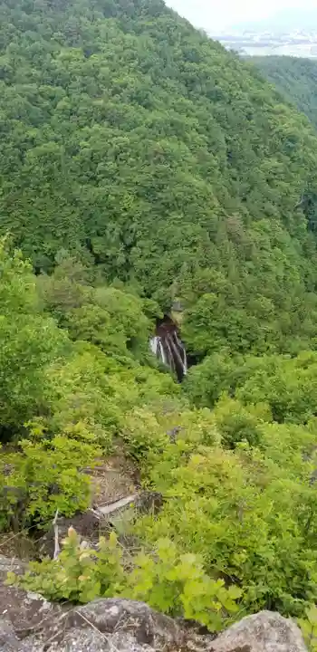 横谷観音の景色