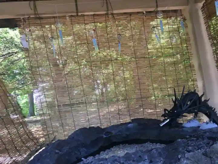 厚別神社の手水舎