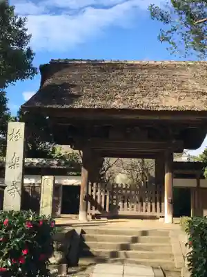 極楽寺（霊鷲山感應院極楽律寺）の山門・神門