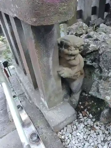 叶神社 (西叶神社)の狛犬