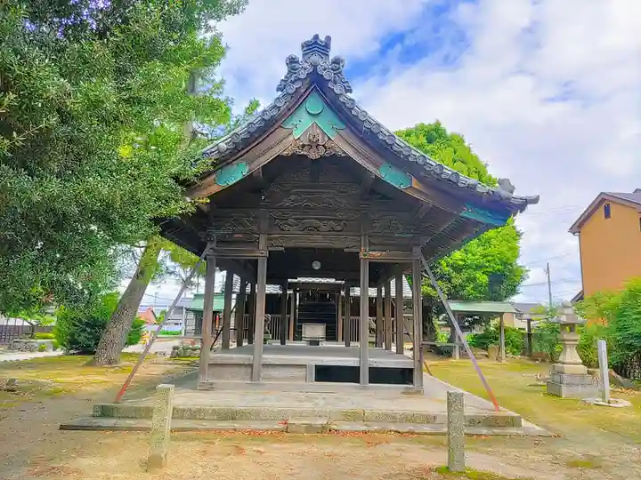八幡社の本殿・本堂