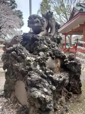 前原御嶽神社の狛犬