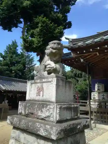 鶴峯八幡宮の狛犬