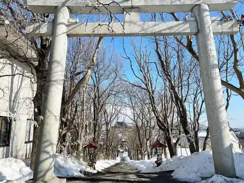 釧路一之宮 厳島神社の鳥居