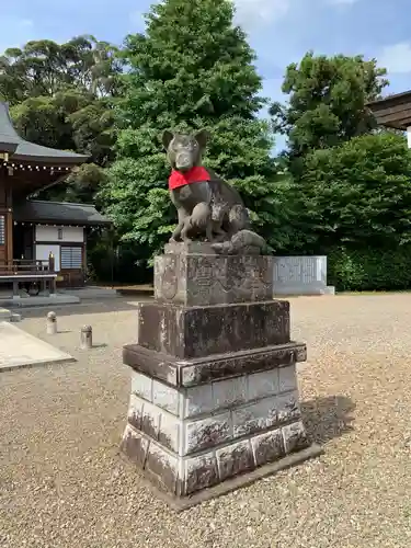 女化神社の狛犬