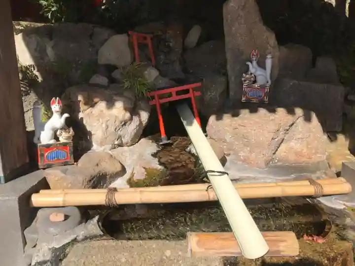 太皷谷稲成神社の手水舎