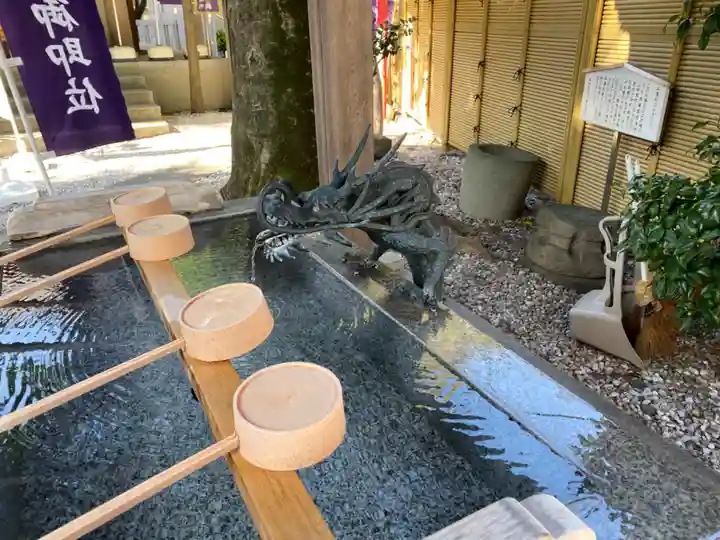 蛇窪神社の手水舎
