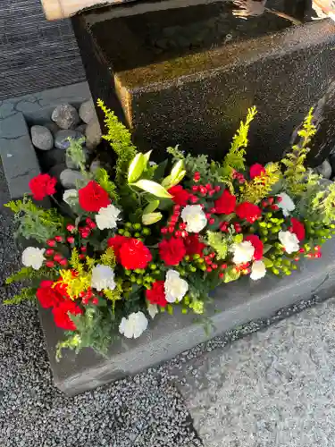 上尾御嶽神社の手水舎