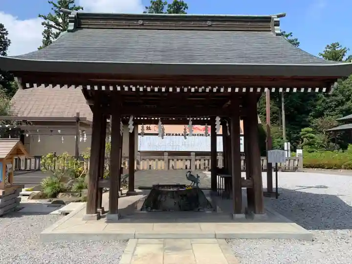 白鷺神社の手水舎