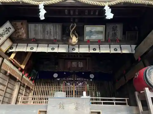 河口浅間神社の本殿