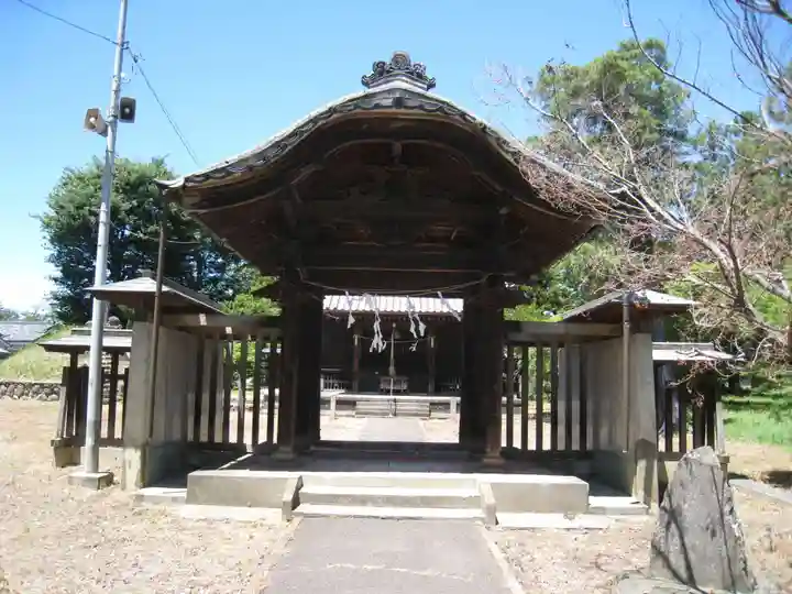 大我井神社の山門・神門