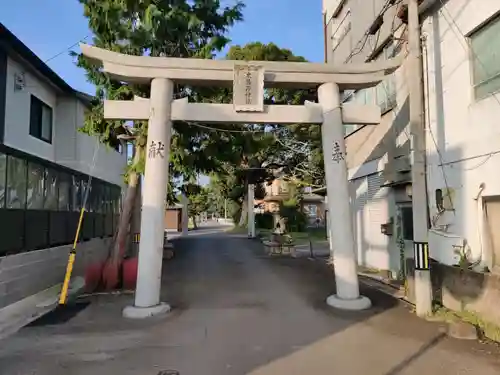 木熊野神社の鳥居