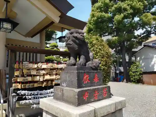 天祖諏訪神社の狛犬