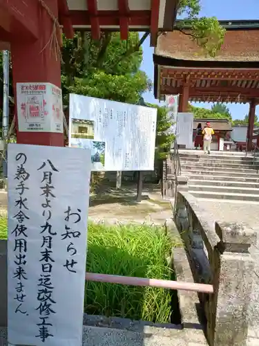 津島神社の手水舎