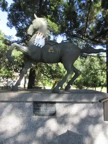山名八幡宮の狛犬