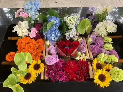 大谷地神社の手水舎