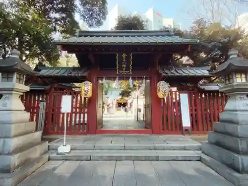 金王八幡宮の山門・神門