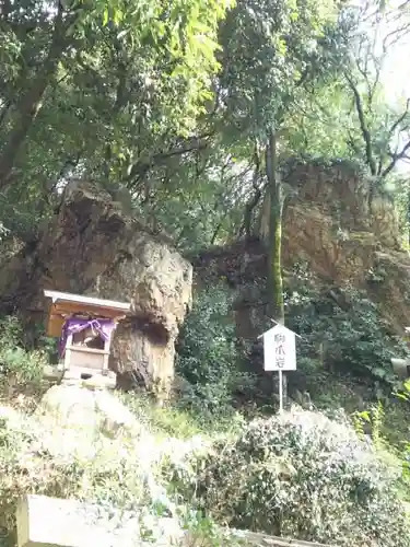 橿森神社の自然