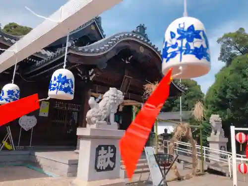 東海市熊野神社の狛犬