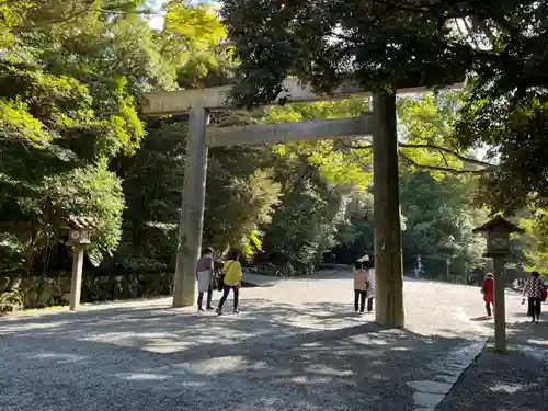 伊勢神宮内宮（皇大神宮）の鳥居