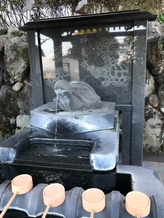 八幡竃門神社の手水舎