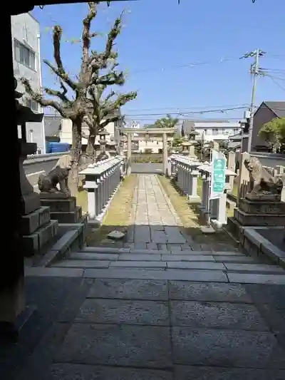 感田神社の鳥居