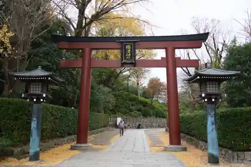 根津神社の鳥居