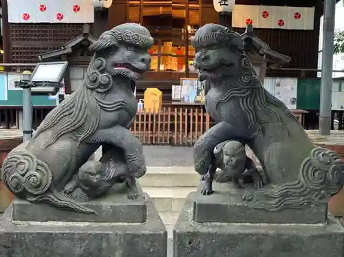 七社神社の狛犬