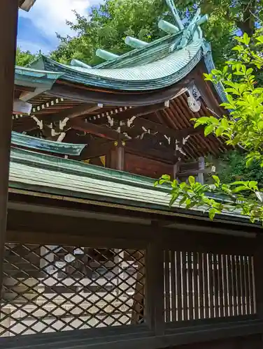 白金氷川神社の本殿・本堂