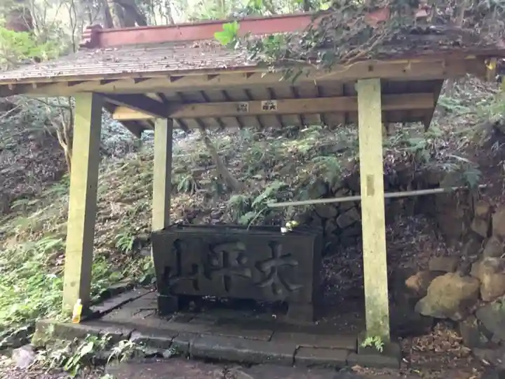 太平山神社の手水舎