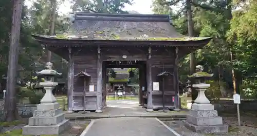 若狭姫神社（若狭彦神社下社）の山門