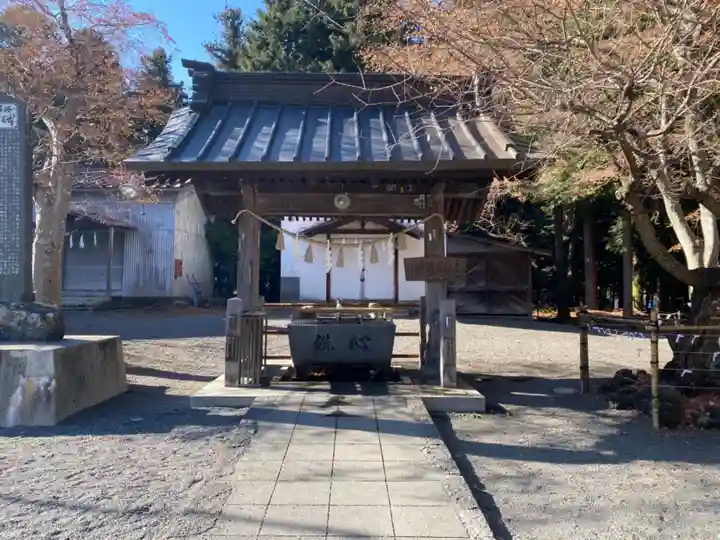 冨士御室浅間神社の手水舎