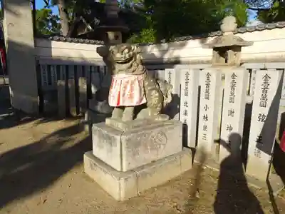 猪名野神社の狛犬