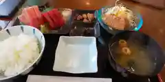 海南神社の食事