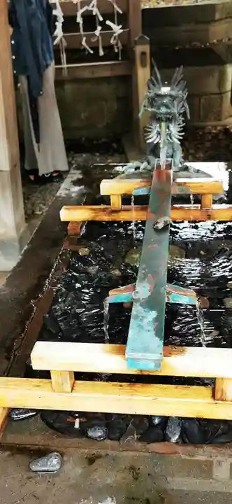 川越氷川神社の手水舎