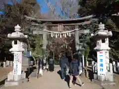 下総国三山　二宮神社の鳥居