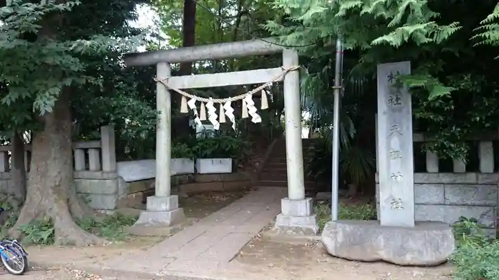 経堂天祖神社の鳥居