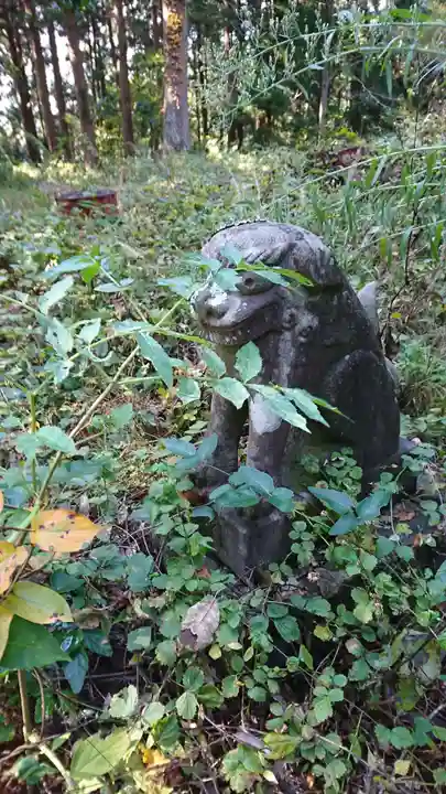 熊野神社の狛犬