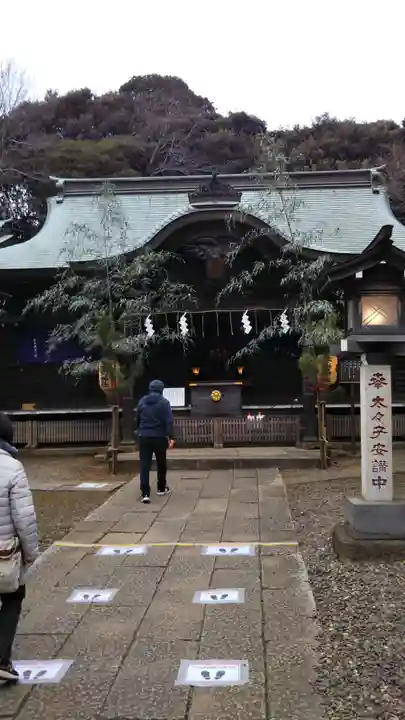 畑子安神社の本殿・本堂