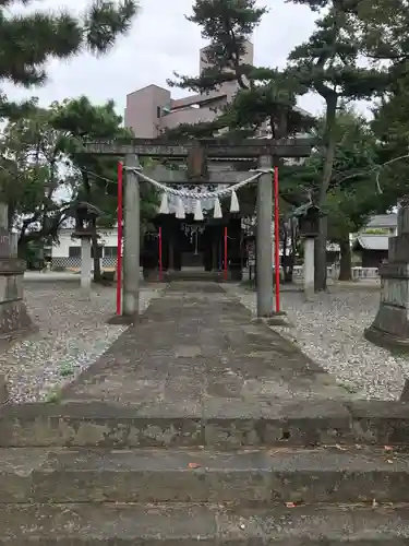 前橋神明宮の鳥居