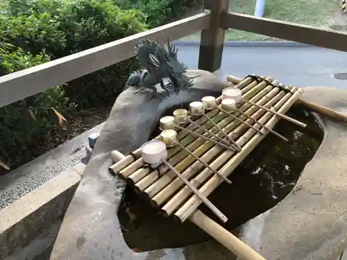 志筑神社の手水舎