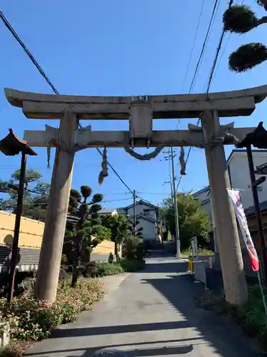 蹉跎神社の鳥居