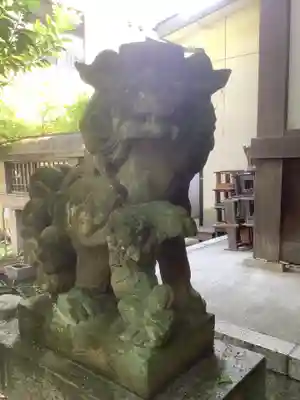萱津神社の狛犬