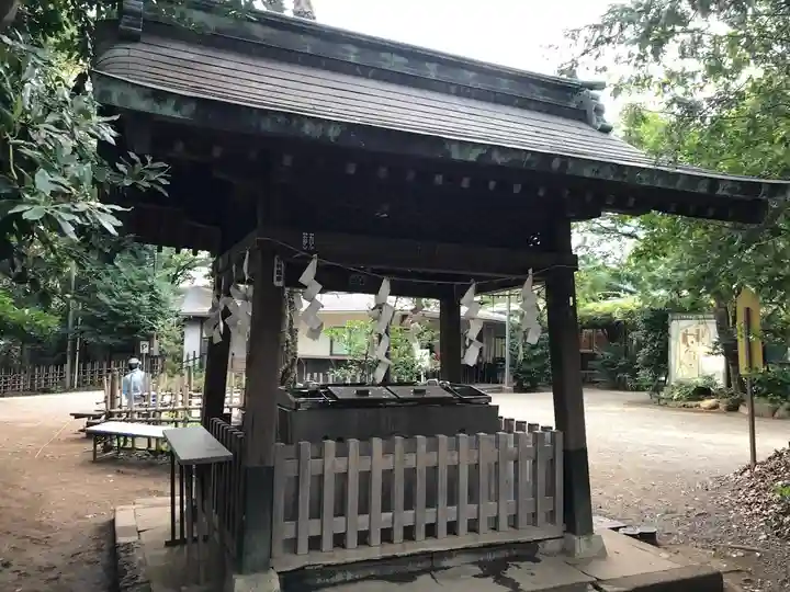 代々木八幡宮の手水舎