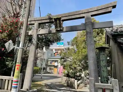 江島杉山神社の鳥居
